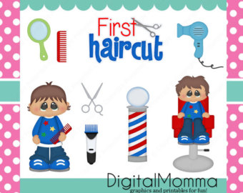 First haircut clip art - Clipground