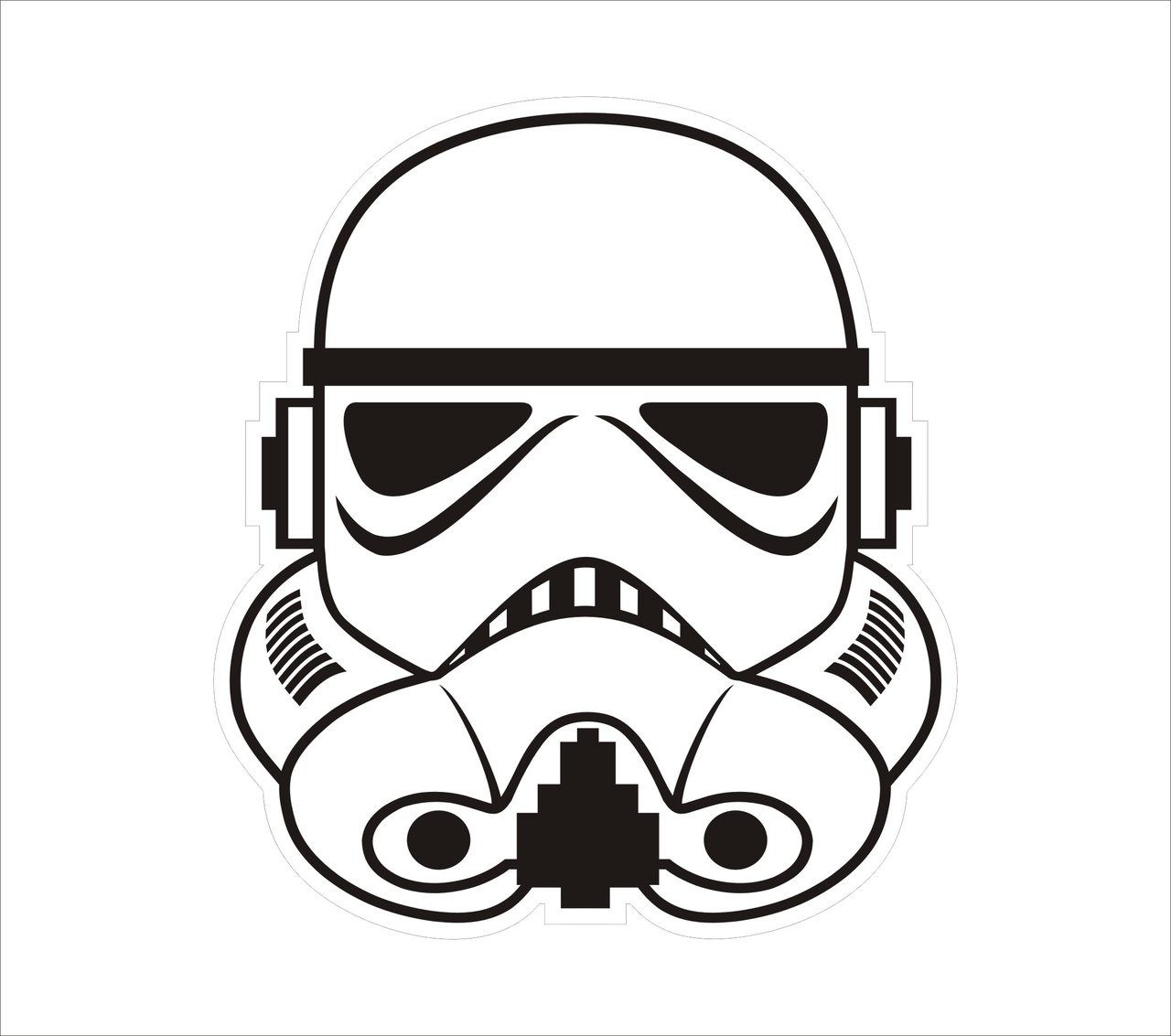 First Order Stormtrooper Helmet Png Last Jedi Stormtrooper.