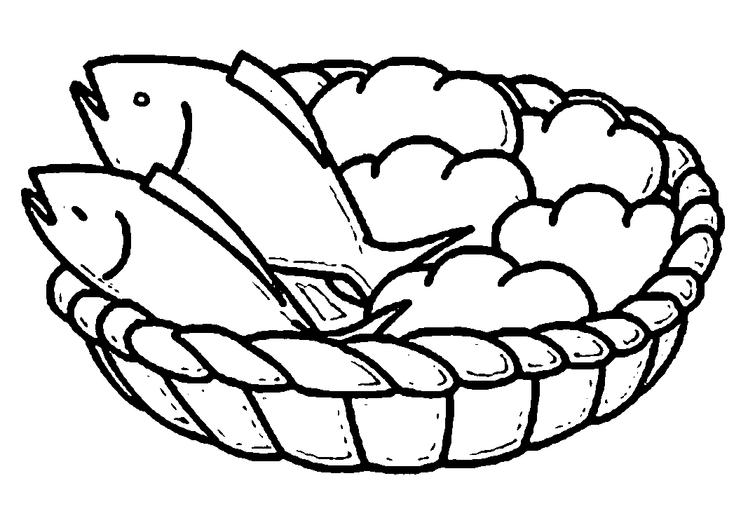Free Loaves And Fishes Coloring Page, Download Free Clip Art.