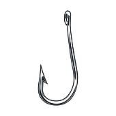 Fishing hook clipart free 1 » Clipart Station.