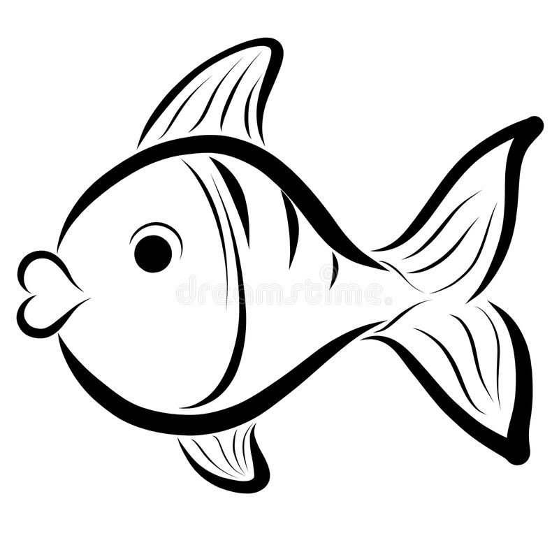 Fish Lips Stock Illustrations.