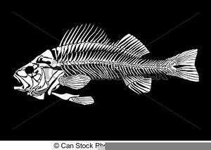 Fish Skeleton Clipart.
