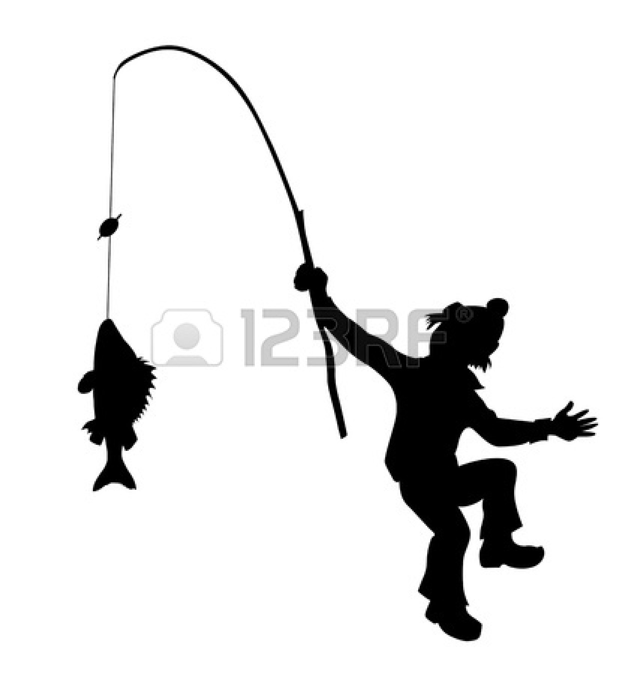 Free Free 203 Man Holding Fishing Pole Svg SVG PNG EPS DXF File