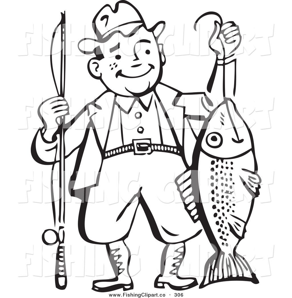 Old Fisherman Clipart.