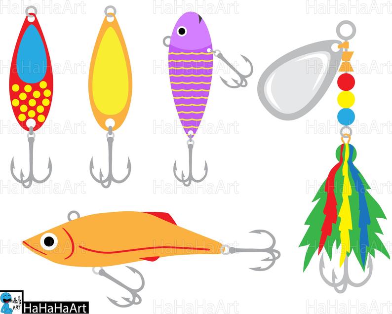 Fishing baits and lures.