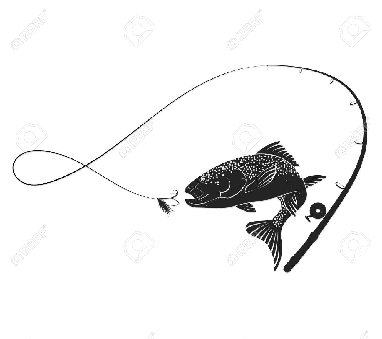 Download fishing pole with fish clipart 10 free Cliparts | Download ...