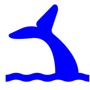 Fish tail fin clipart.