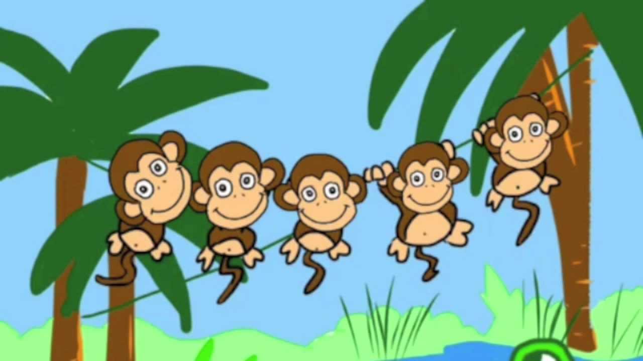 Five Little Monkeys In A Tree Clipart 20 Free Cliparts Download 