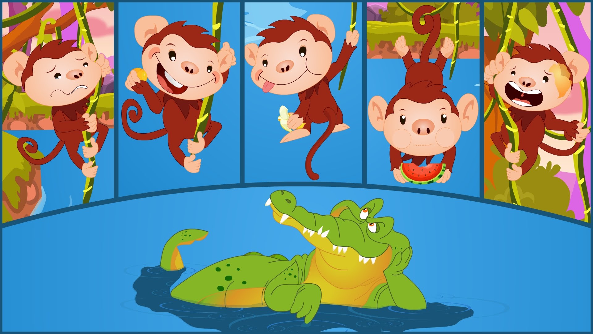 Five Little Mokeys In A Tree Clipart 20 Free Cliparts Download Images