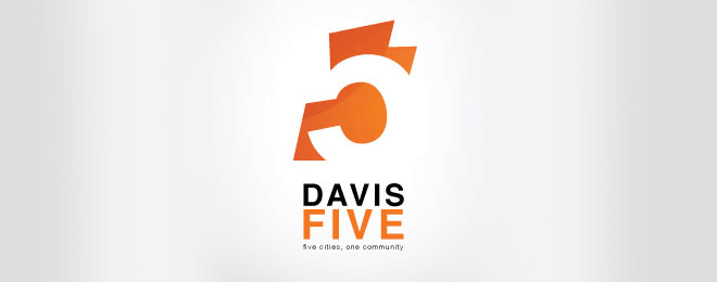 38 davis five brilliant logo design.