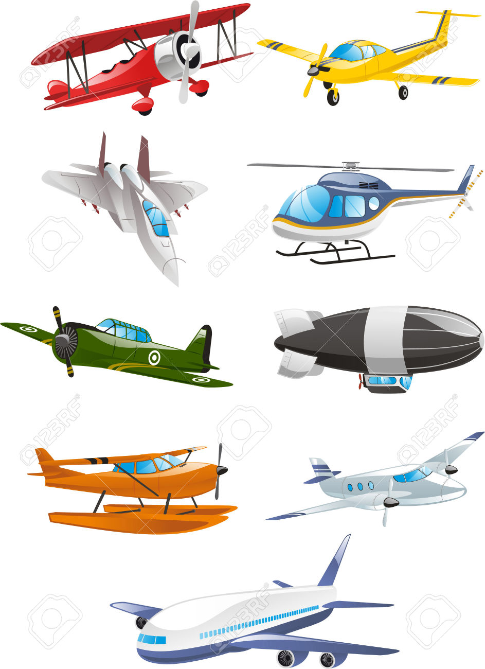 Airplane Collection, With Aircraft, Airbus, Airliner, Large.