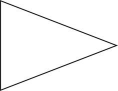 Polka Dot Triangle Banner Clipart.