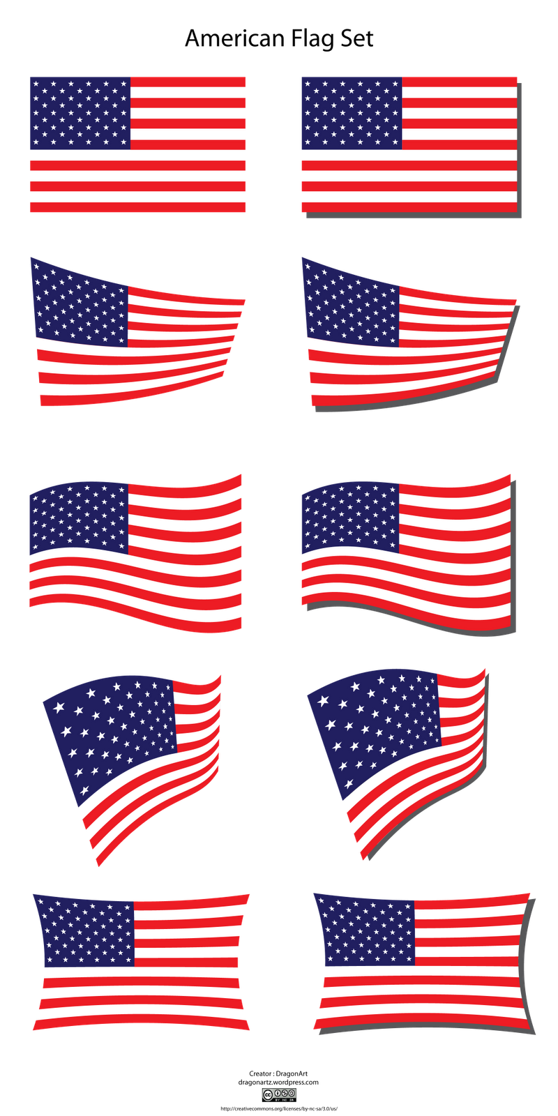 American Flag Clip Art.