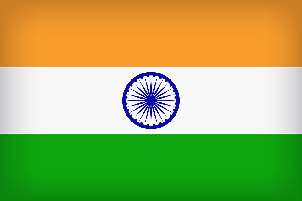 India Flag Country Background.