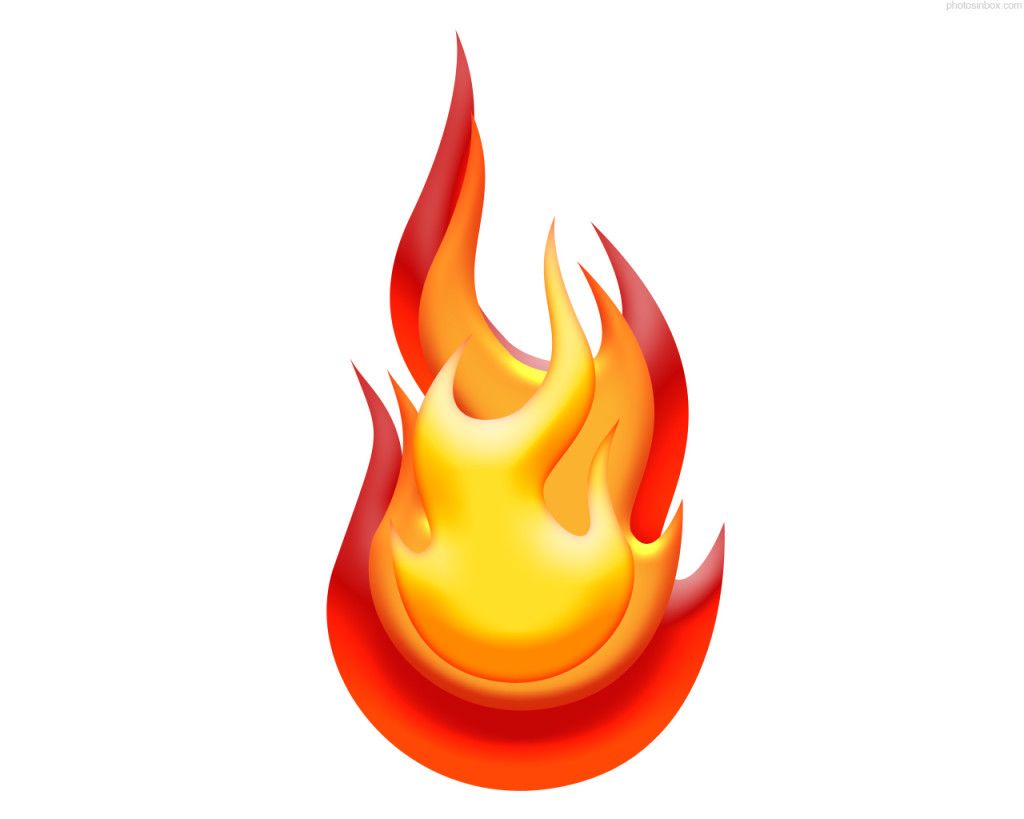 Flames Background Clipart.