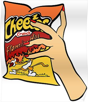 Flaming Hot Cheetos Poster in 2019.