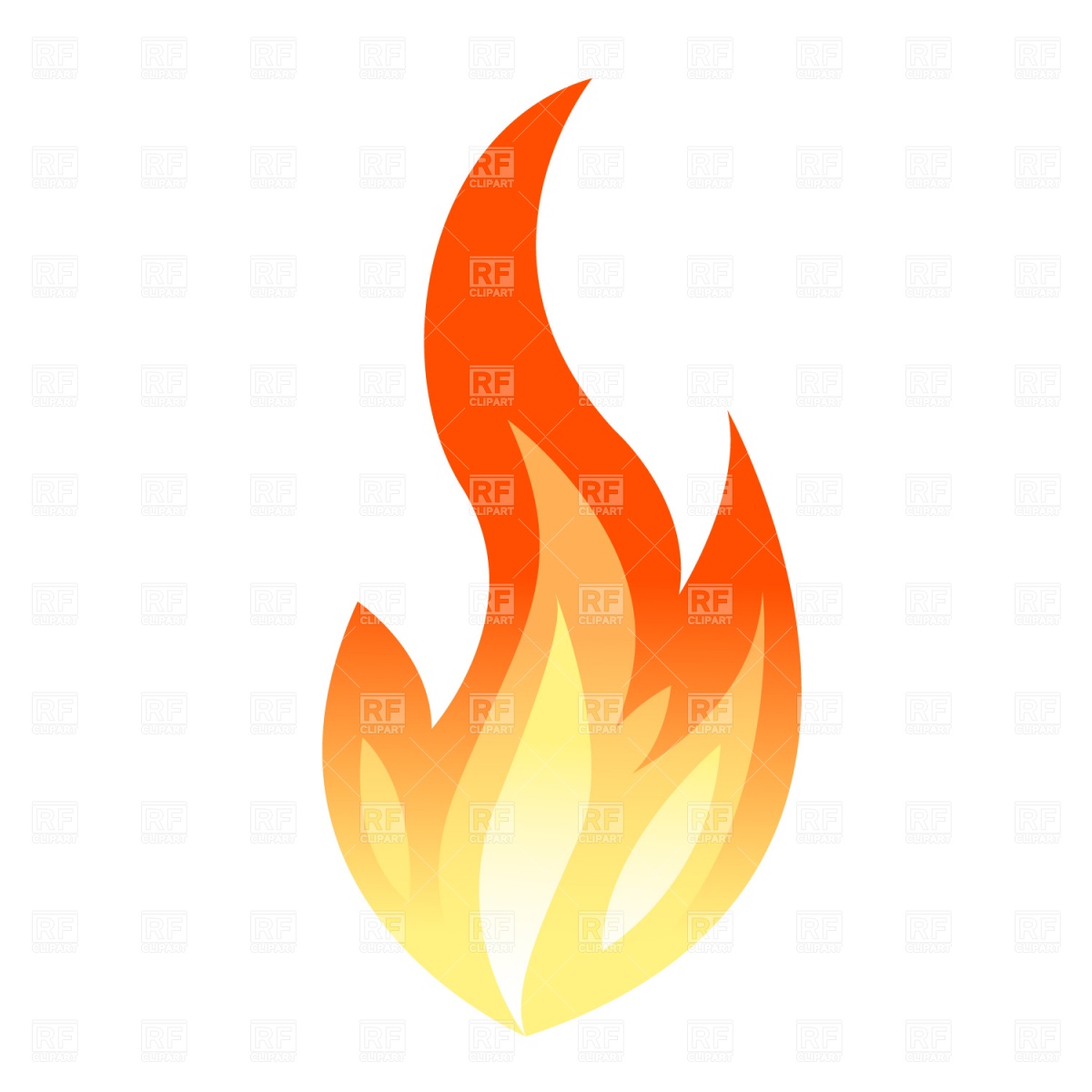 Flame Clip Art Free.