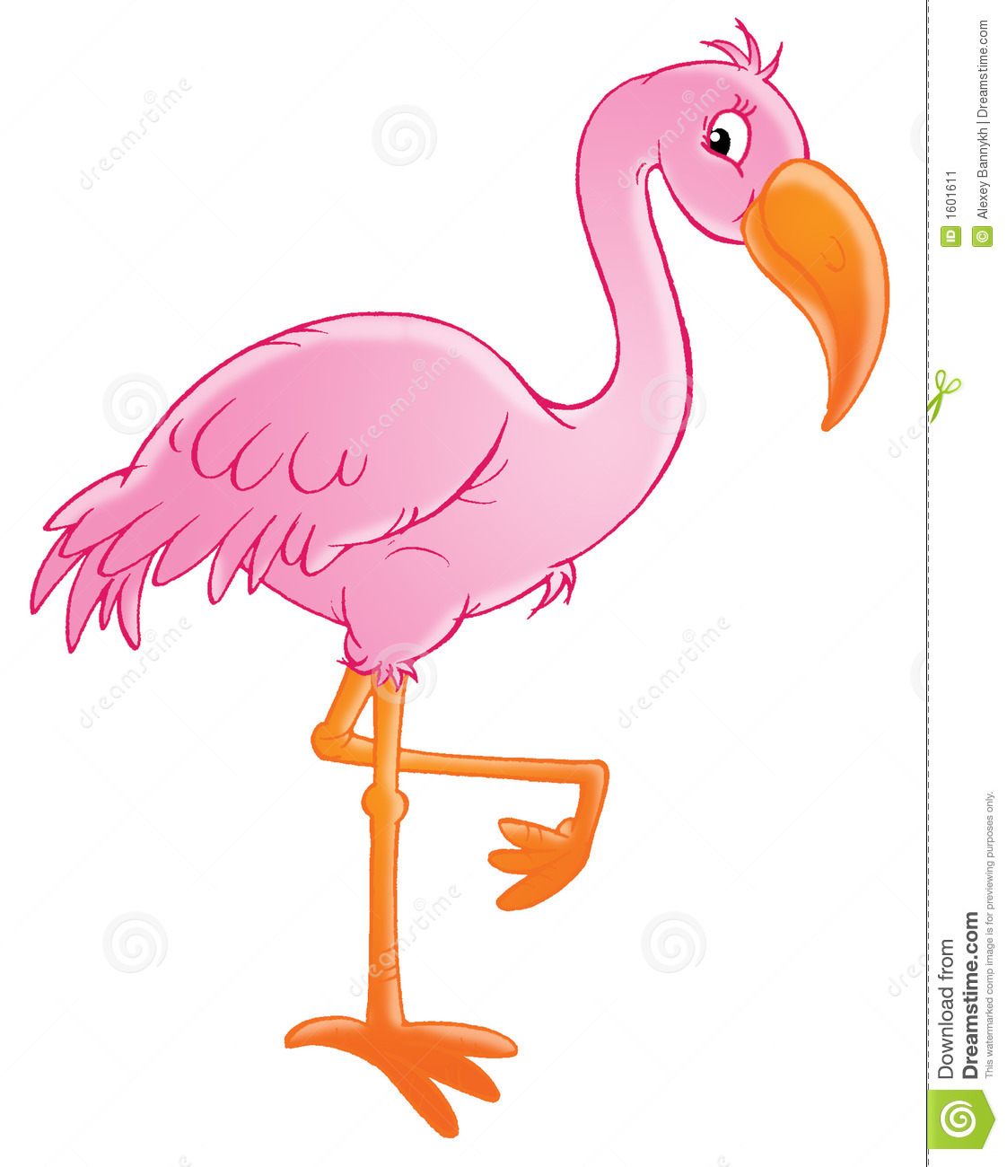 free christmas flamingo clipart