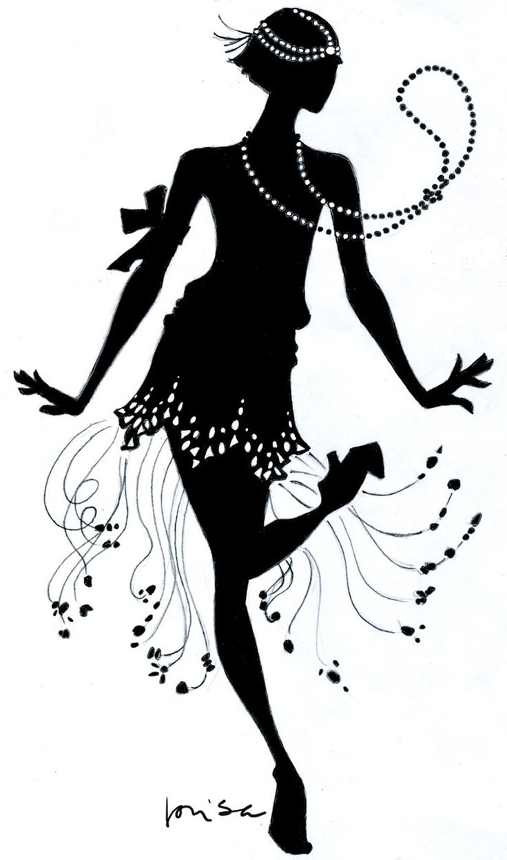 flapper-silhouette-pattern-clipart-20-free-cliparts-download-images