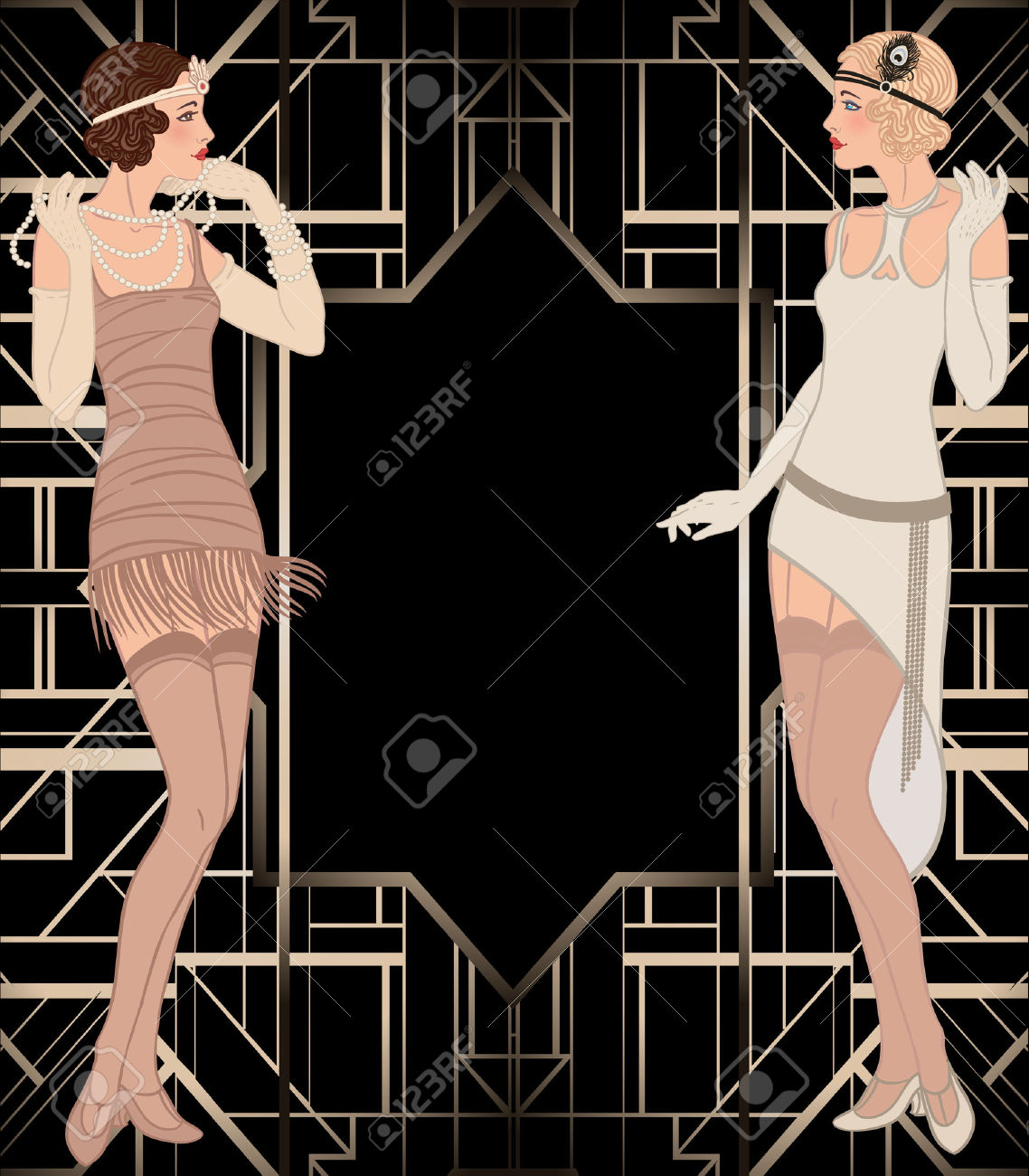 flapper-silhouette-pattern-clipart-20-free-cliparts-download-images