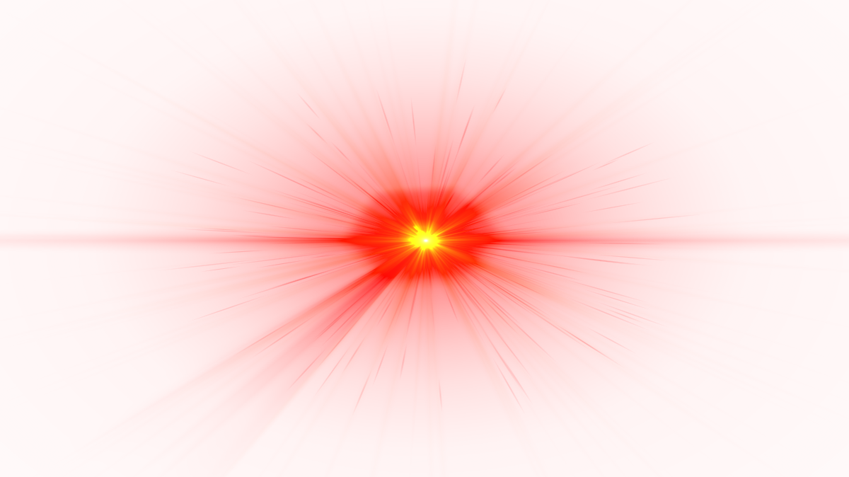 Front Red Lens Flare PNG Image.