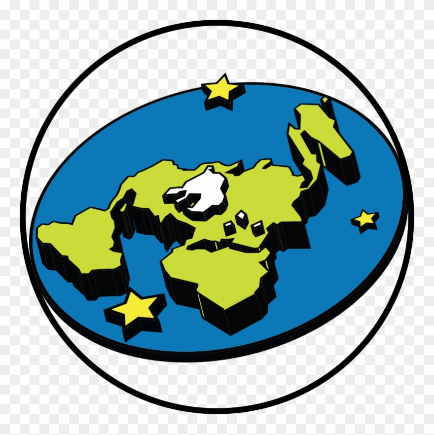 The Flat Earth Society Logo Clipart (#2435121).