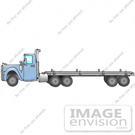 Gmc Flat Bed Truck With Clipart.