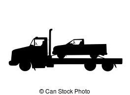 Free Free 139 Flat Bed Tow Truck Svg SVG PNG EPS DXF File