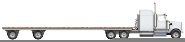 Flatbed Truck Clipart.