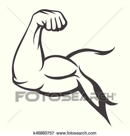 Flexed arm clipart 6 » Clipart Station.