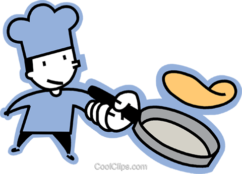 Flip Pancake Clipart.