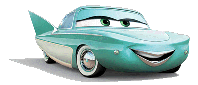 Disney Cars Flo Clipart Png.