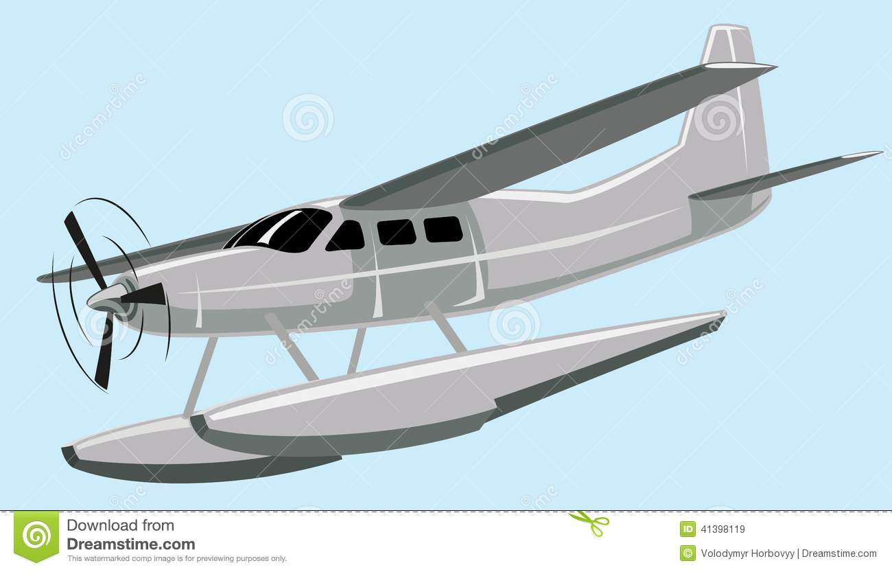 Seaplane Stock Image.