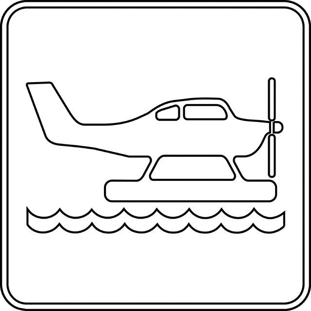 Seaplane Clipart.