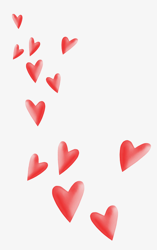 Floating hearts clipart 5 » Clipart Station.