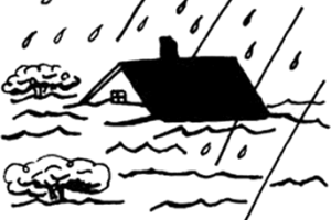 Flood Clipart Black And White.