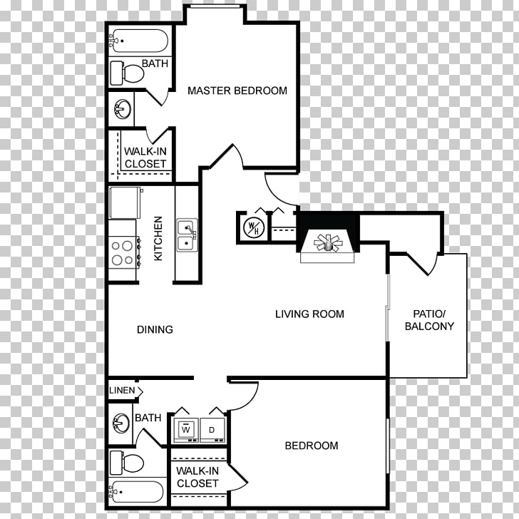 Floor plan Friends Apartment House, furniture floor plan PNG.