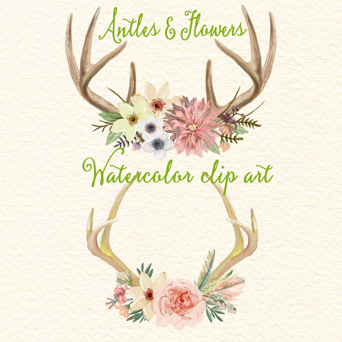 Free Flower Antler Cliparts, Download Free Clip Art, Free Clip Art.