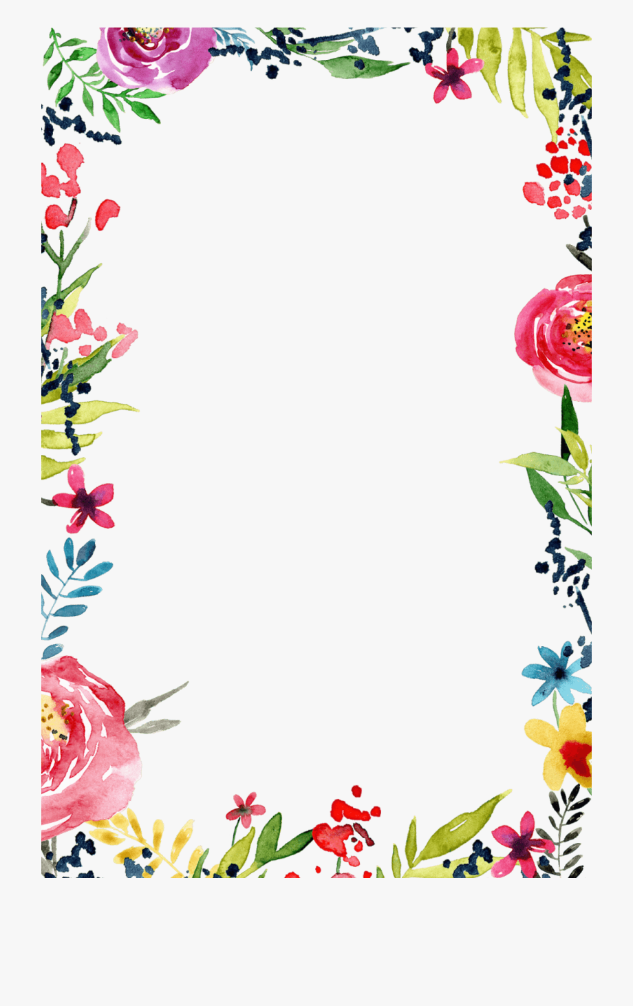 Floral Pattern Border / Vertical floral border. Pattern, seamless. Old ...