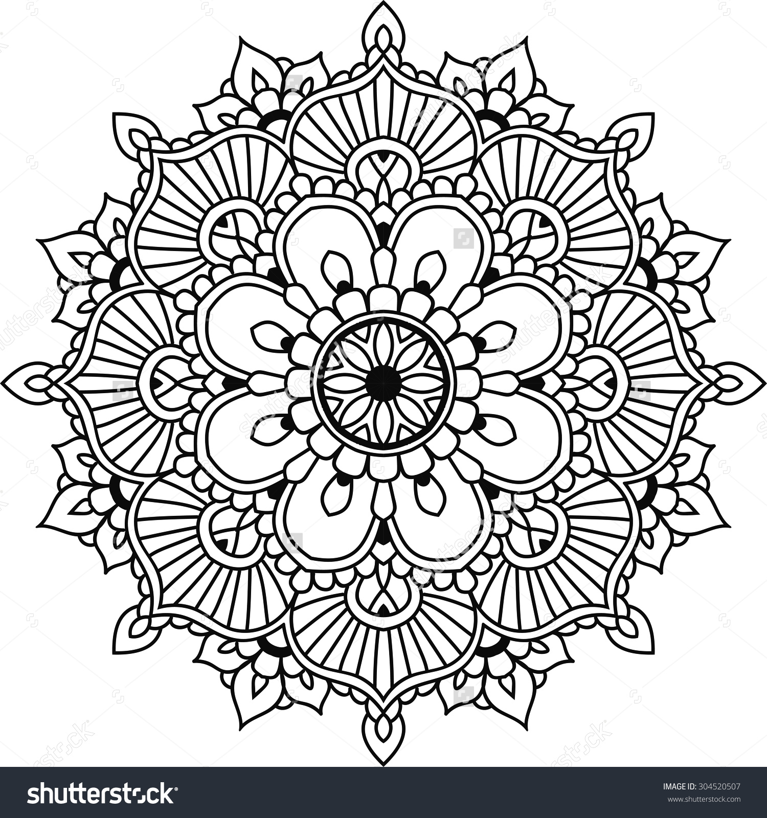 Floral mandala clipart 20 free Cliparts | Download images ...