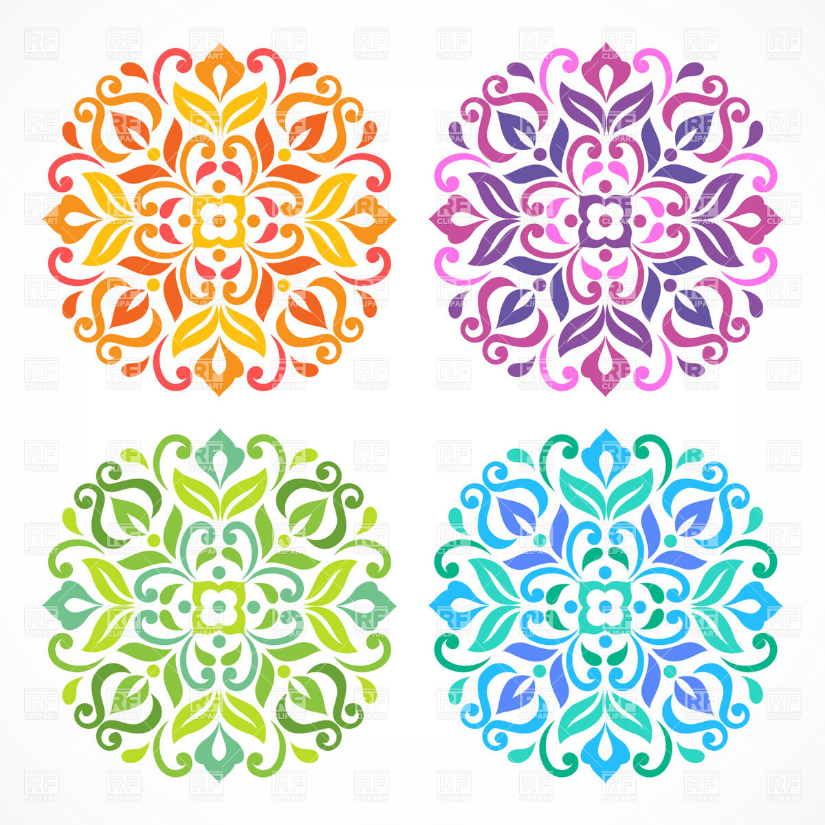 Floral mandala clipart 20 free Cliparts | Download images ...