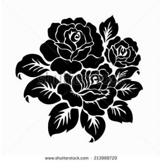 rose #flower #Motif #floral #pattern 7937.