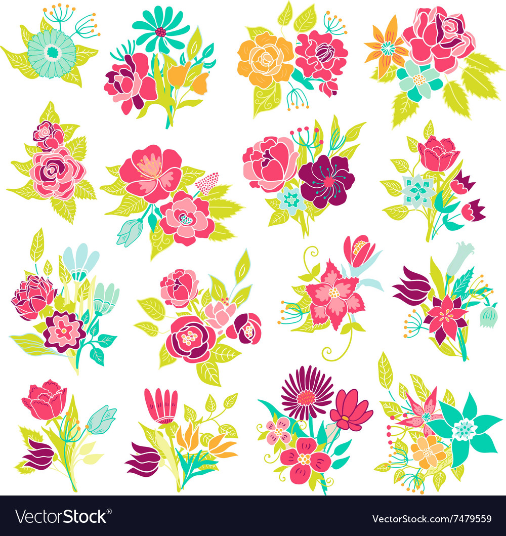 Seamless floral pattern background.