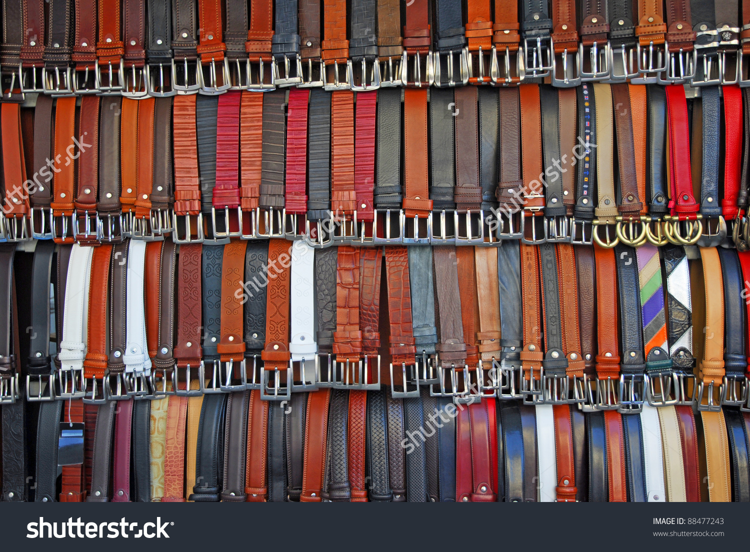 Florence Market Belt Collection Stock Photo 88477243.