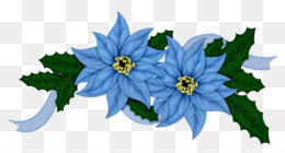 Flores Azules PNG.