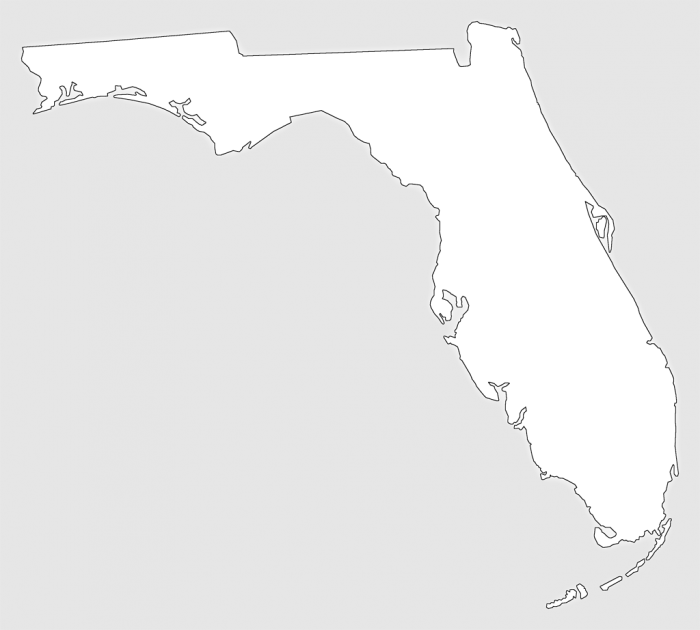Florida Shape Png Vector, Clipart, PSD.