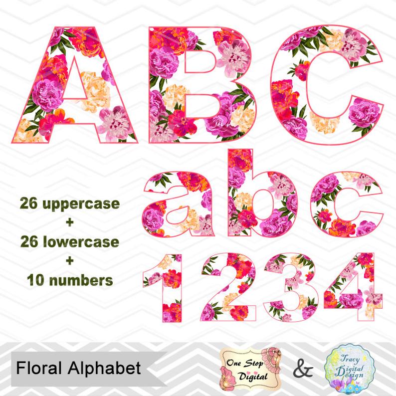 flower alphabet clip art 10 free Cliparts | Download images on ...
