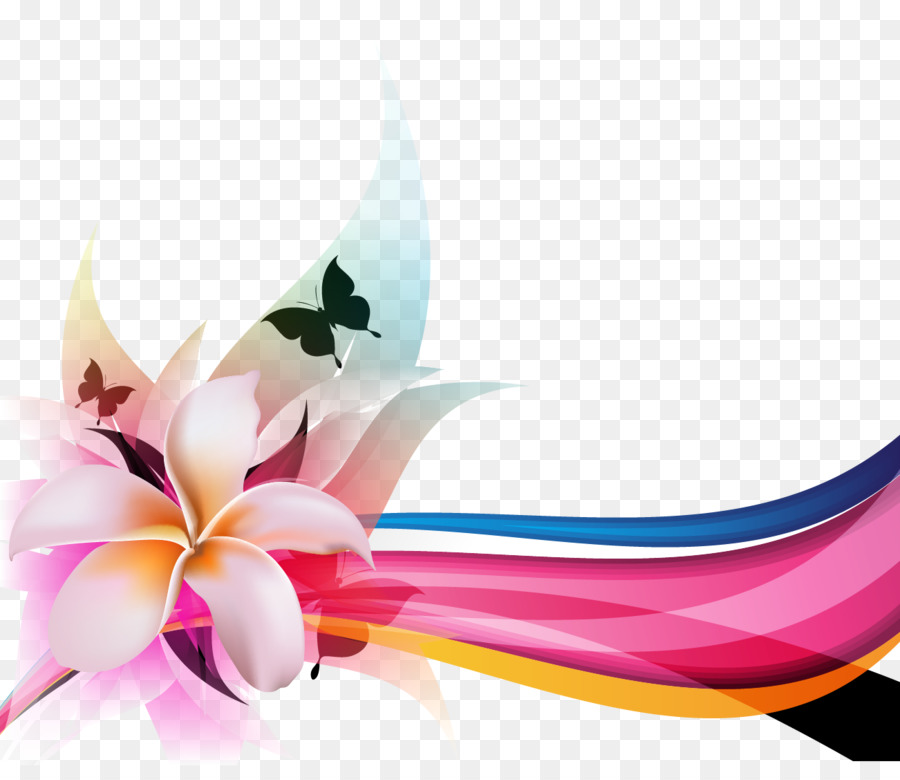 Floral Flower Background png download.