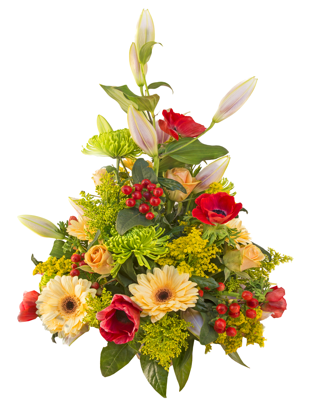 Bouquet of flowers PNG images free download.