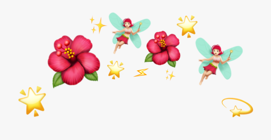 fairy #star #shine #flower #crown #tumblr #cute #red.